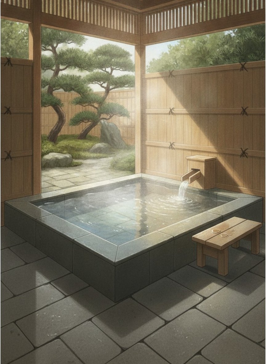 Illustration of Beniya in in the onsen town, 4 minutes on foot from Awara-Yunomachi