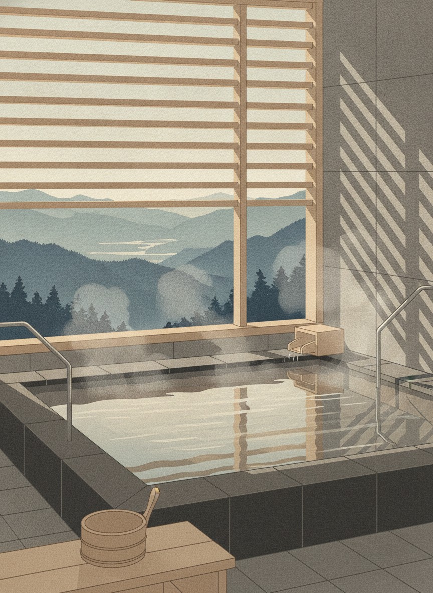 Illustration of Hotel Shikinoyakata Hakone Ashinoko in Lake Ashi