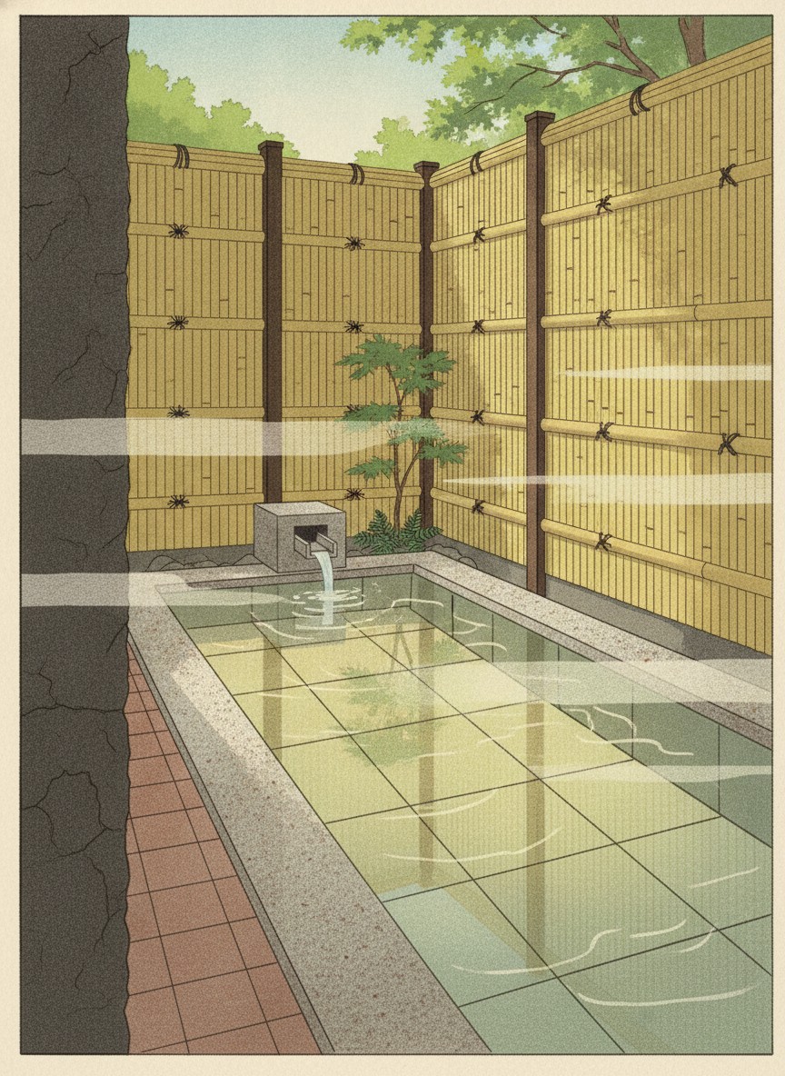 Illustration of Mizu no Oto in Hakone Kowakidani