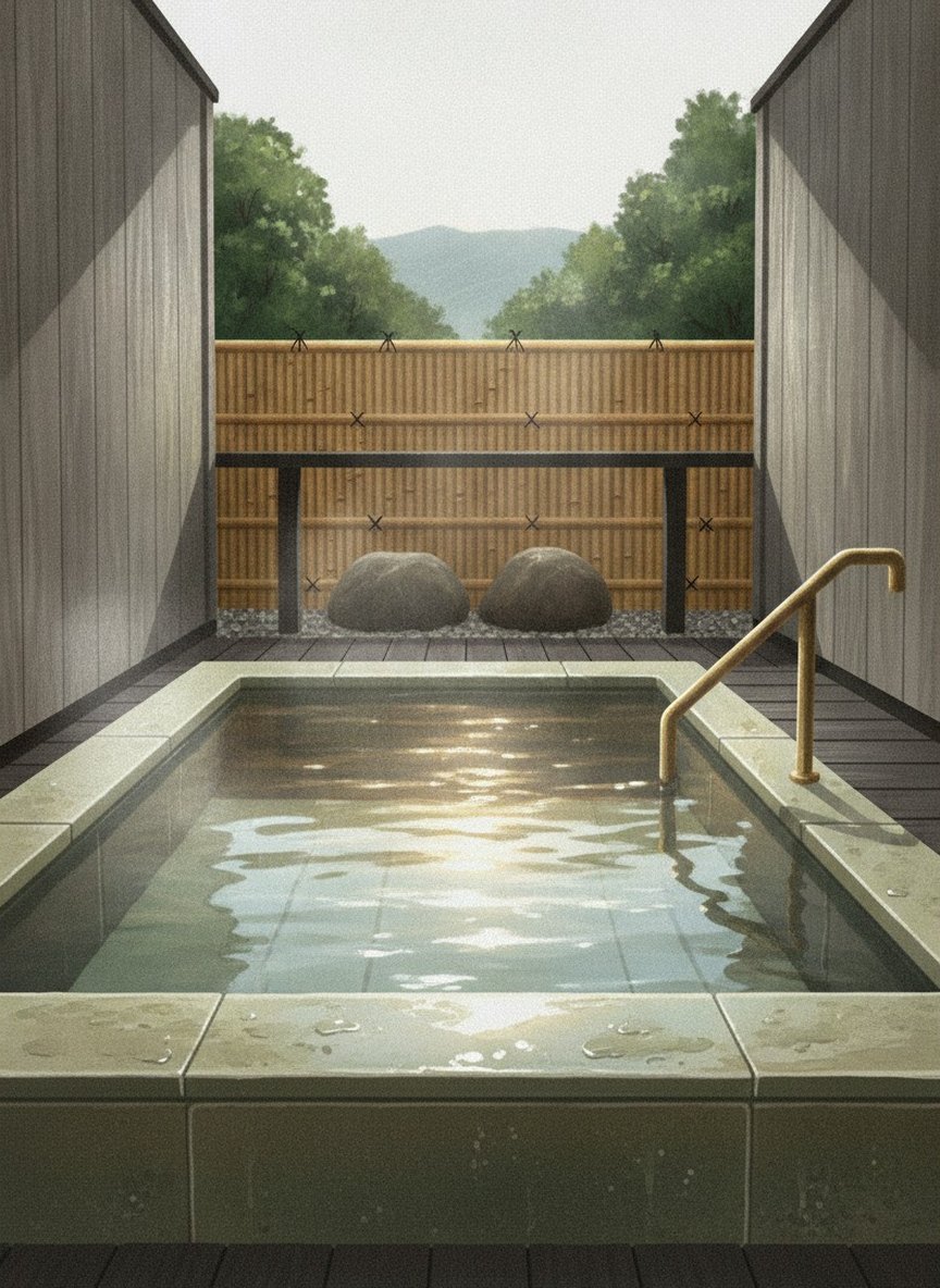 Illustration of Itoen Hotel Inatori in Inatori Onsen, on the hillside above the port, about 5 minutes by the hotel's free shuttle from Izu-Inatori Station
