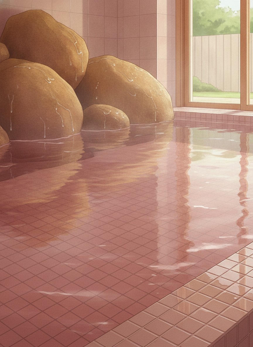 Illustration of Ooedo Onsen Monogatari Hotel Shinko in Isawa Onsen, Hatta, south of the station