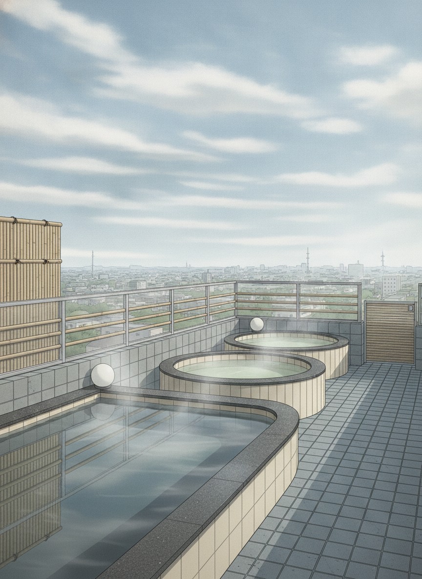 Illustration of APA Hotel Kanazawa-Chuo, APA Spa in Katamachi 1-chome, a minute on foot from the Katamachi bus stop