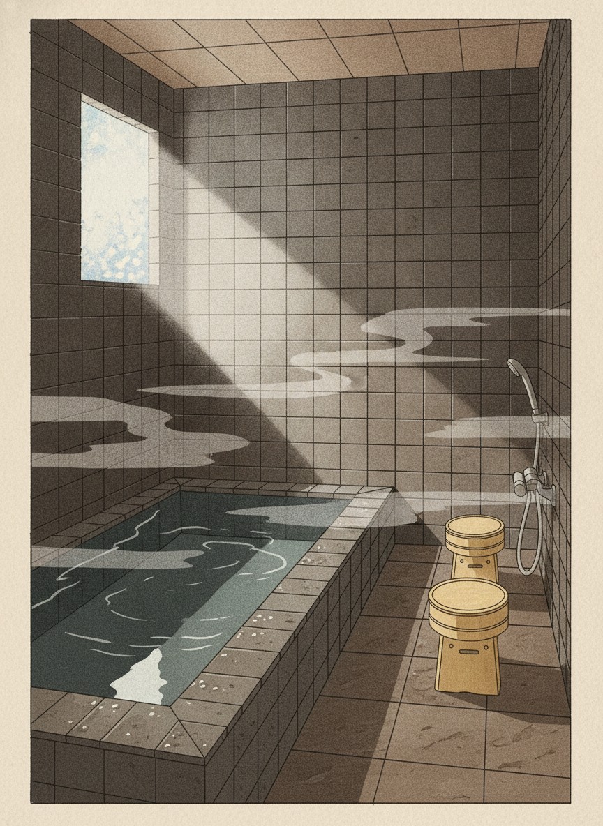Illustration of Tsuchiya in Kinosaki, central