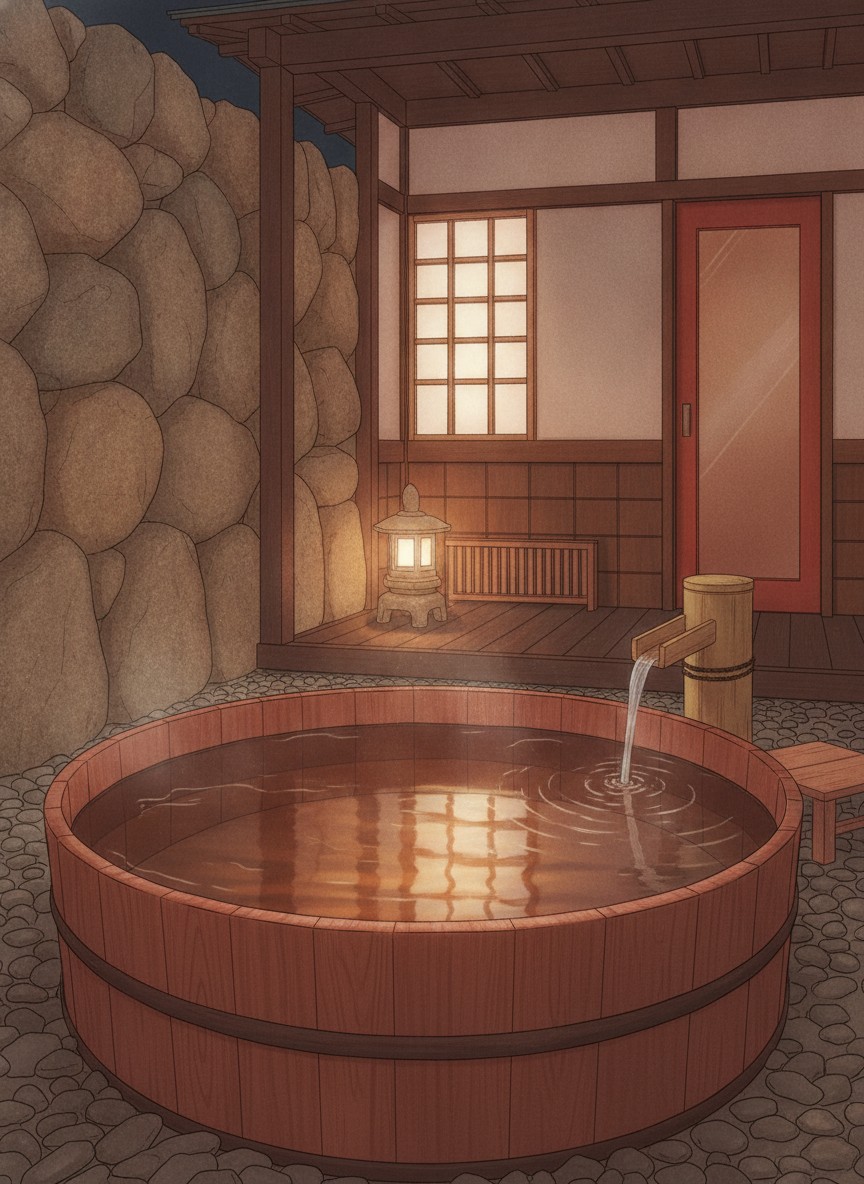 Illustration of Hana no Yado Matsuya in Kinugawa Onsen