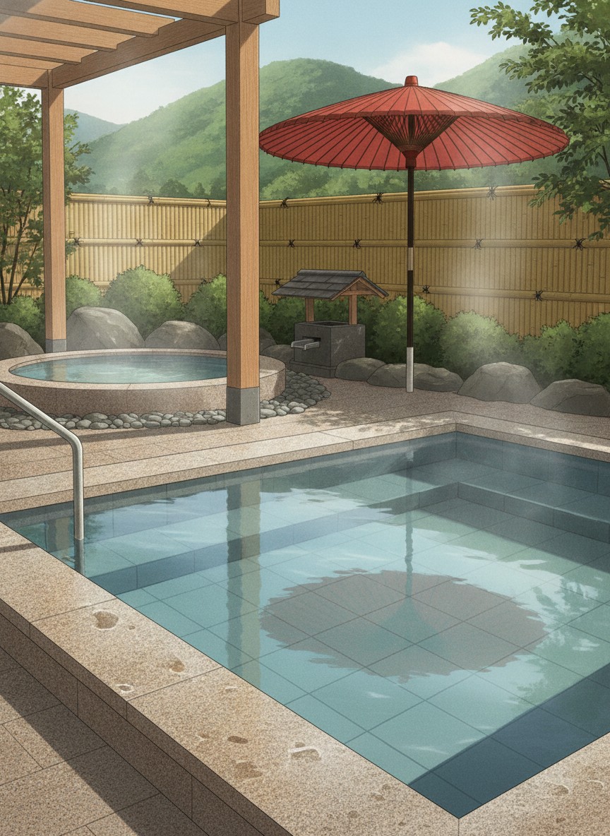 Illustration of Kotohira Grand Hotel Sakuranosho in On the shrine approach itself, at the 22nd stone step