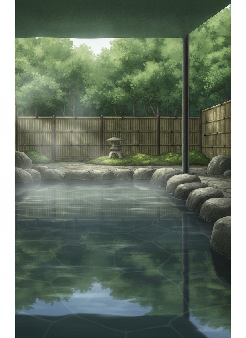 Illustration of Nemunohana in Kitago, up the Inohae valley in the Nichinan hills, 10 minutes by car from Kitago Station
