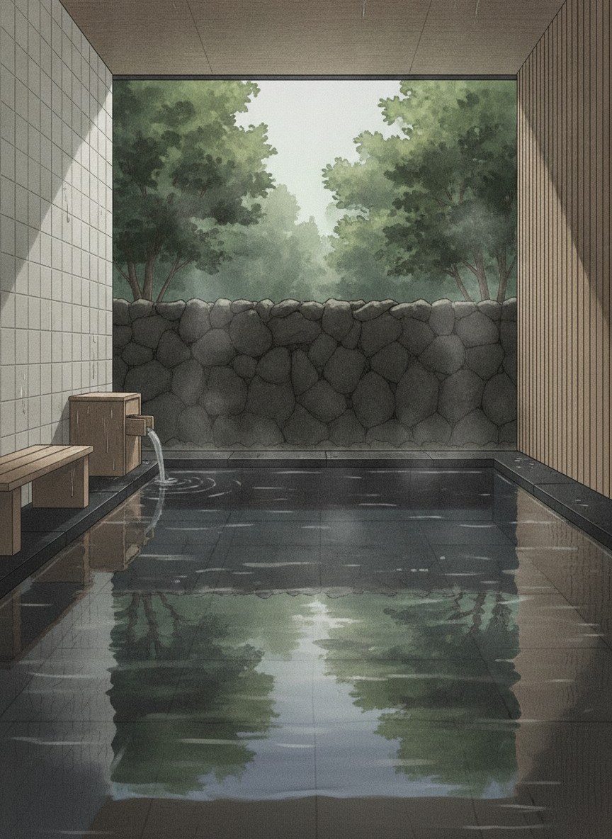 Illustration of RISONARE Nasu in Takaku, in forest and farmland on the lower Nasu highlands, west of the Nasu Kaido