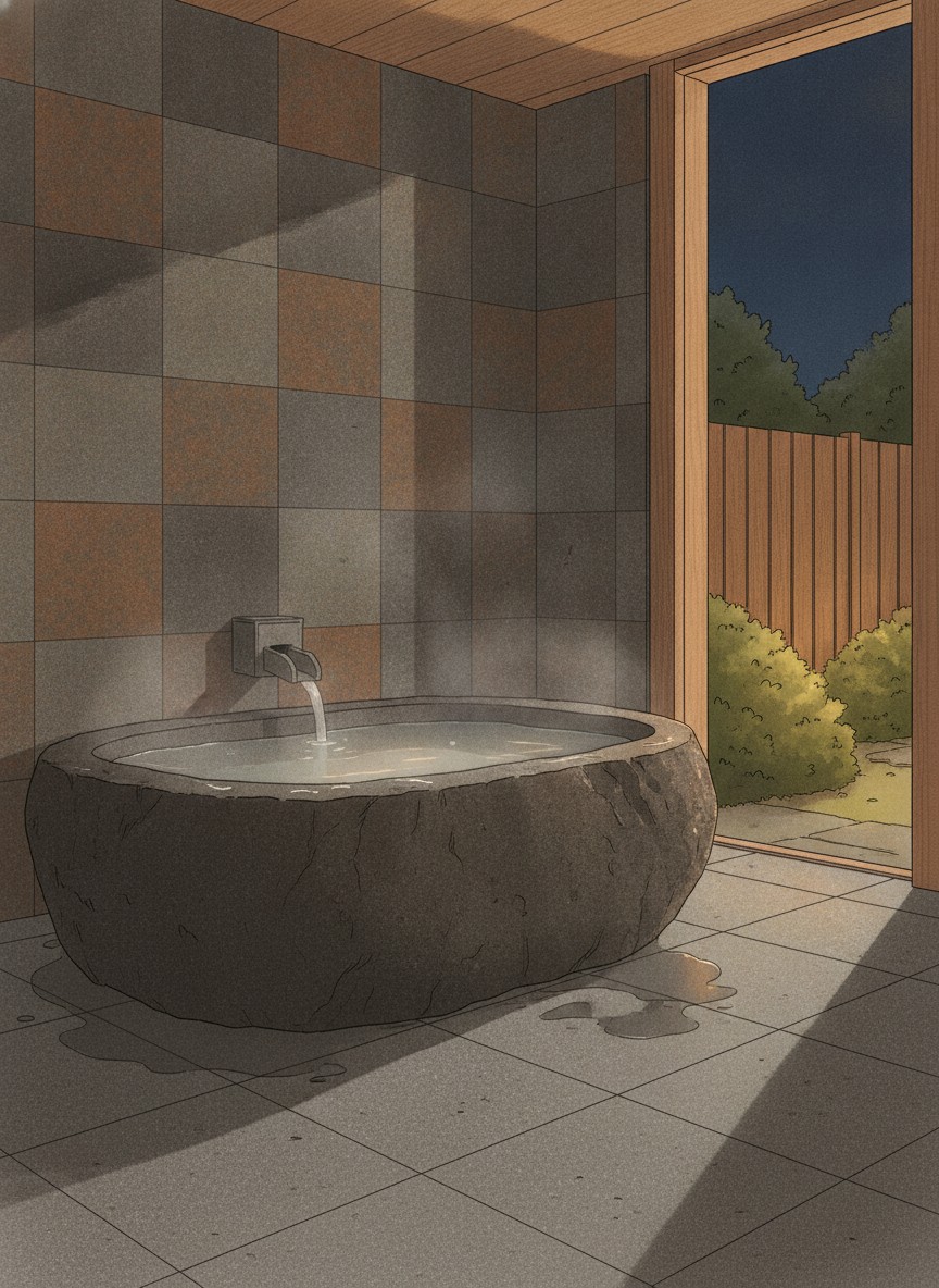 Illustration of Wellness no Mori Nasu in Takaku, on the Nasu Green Line in the lower highlands
