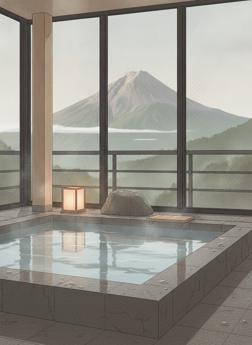 Illustration of Yumoto Niseko Prince Hotel Hirafutei in Lower Hirafu, on the ski-field road