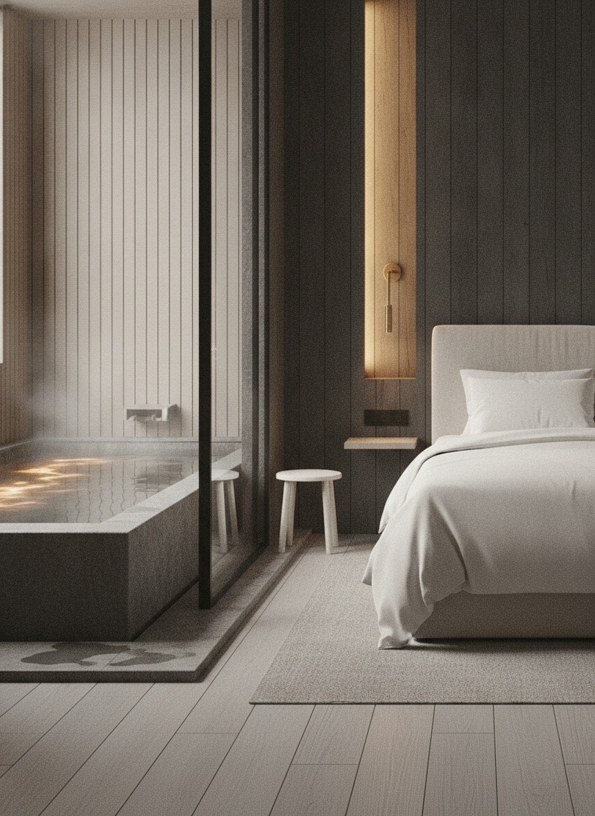 Illustration of Park Hyatt Niseko Hanazono in Hanazono, Iwaobetsu, on the north side of Mount Niseko Annupuri
