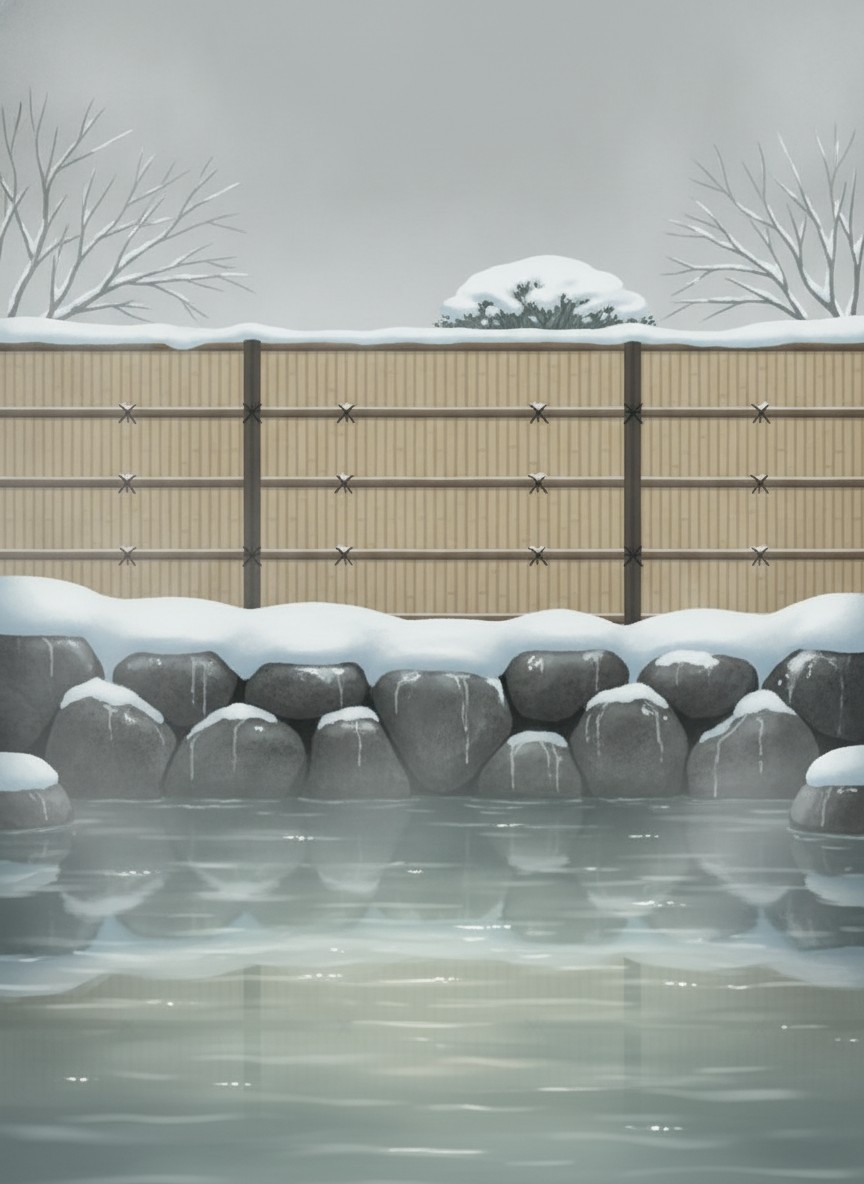 Illustration of Kutsuroginoya Yuu in Shin-Hirayu Onsen