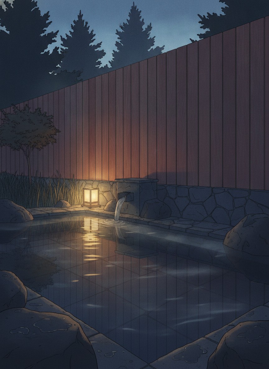 Illustration of Nakamurakan in Hirayu Onsen