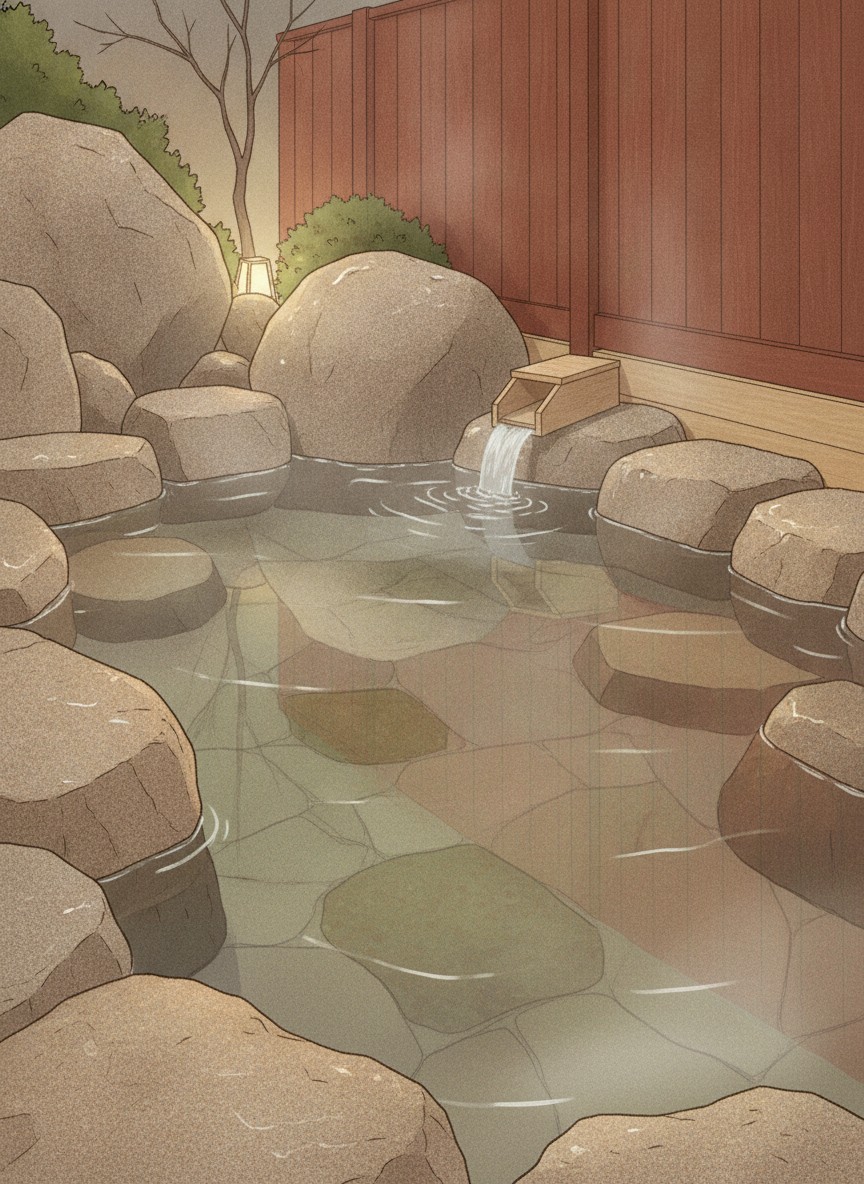 Illustration of Ryokan Gizan in Shin-Hirayu Onsen