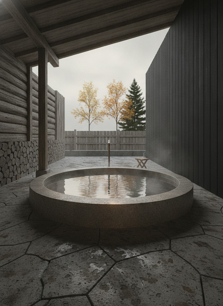 Illustration of Ryokan Yakenoyu in Shinhotaka Onsen