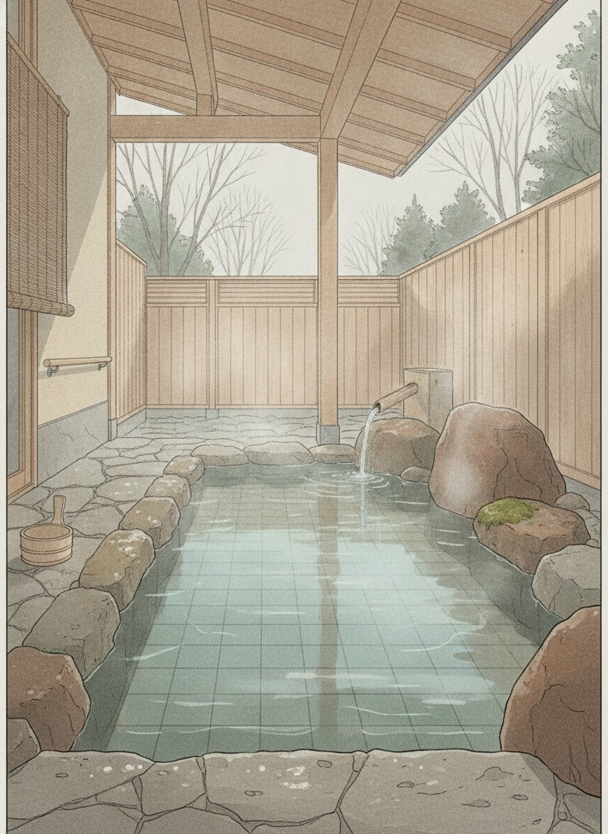 Illustration of Tabist Kazeyuki in Hirayu Onsen