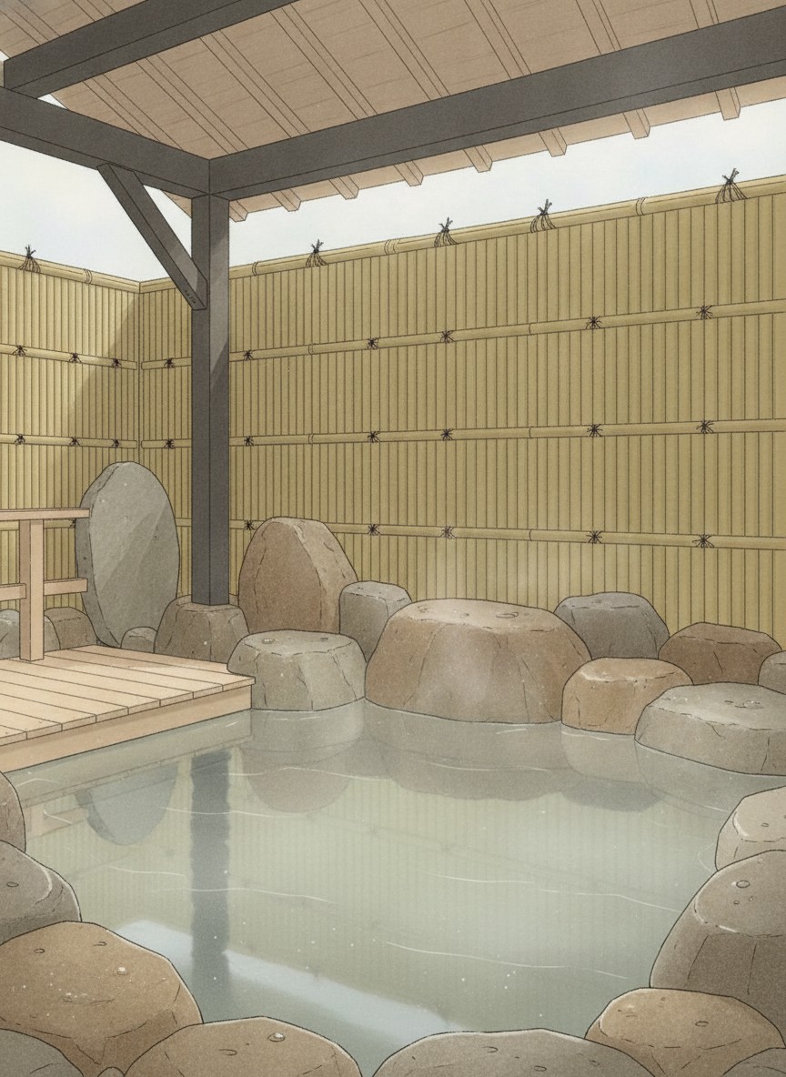 Illustration of Kyomu no Yado Yamaboshi in Shin-Hirayu Onsen