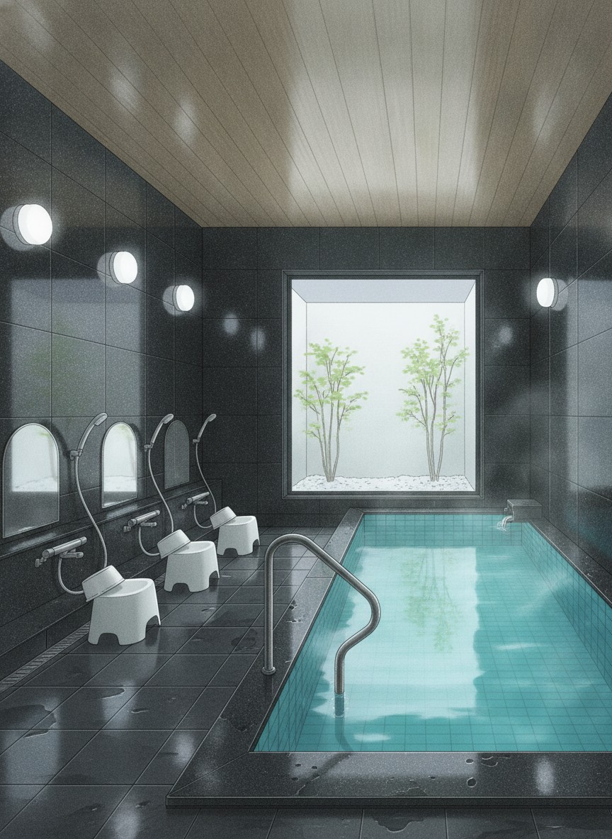 Illustration of Hotel Route-Inn Sendai Izumi Inter in Osawa, Izumi-ku, beside the Tohoku Expressway Izumi interchange