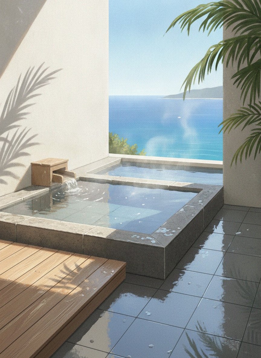 Illustration of EZRA VILLA Shirahama in Ezura, 2 minutes from the bus stop