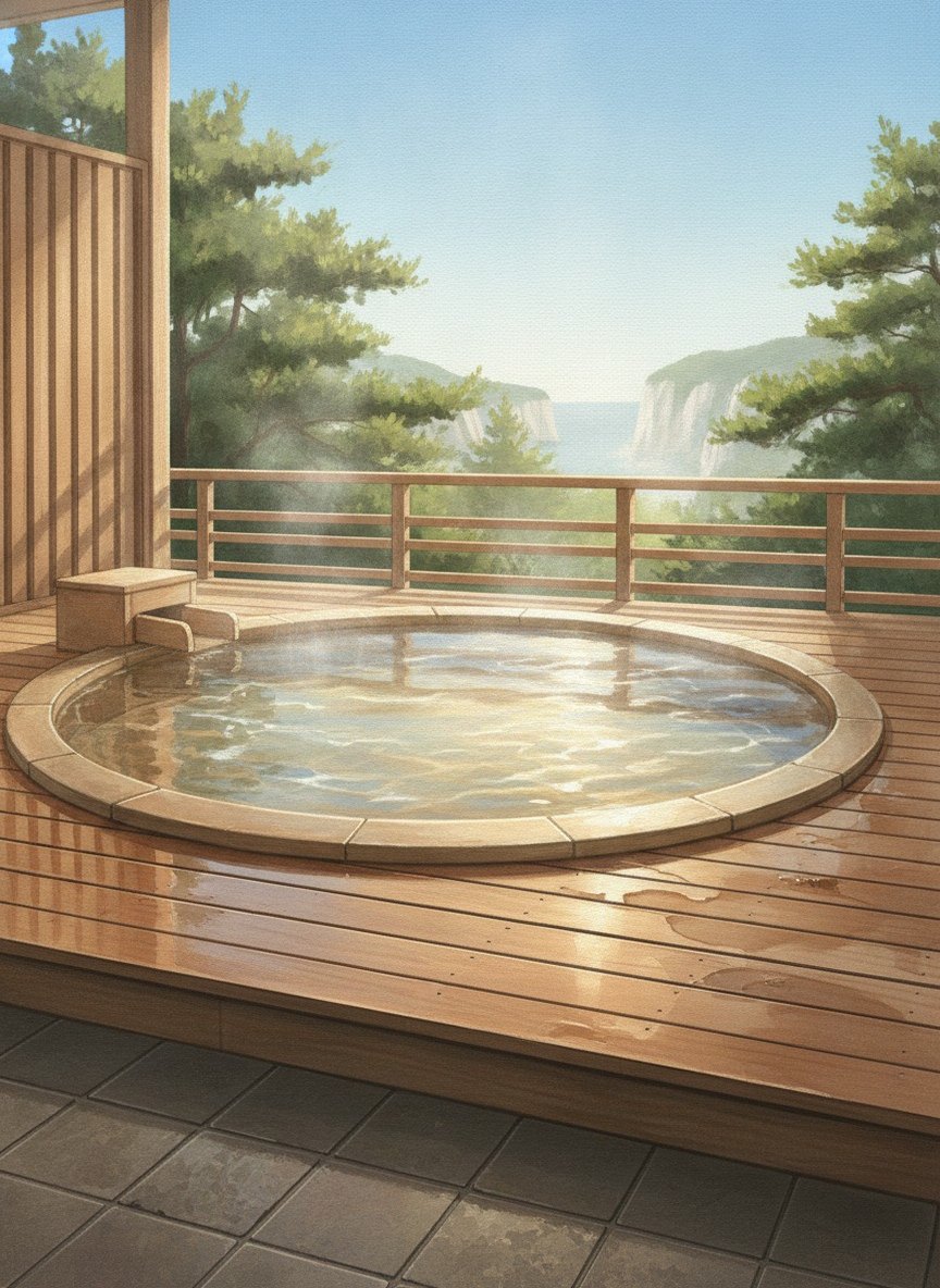 Illustration of Kurhouse Shirahama in Shirahama, 5 minutes from Shirarahama beach