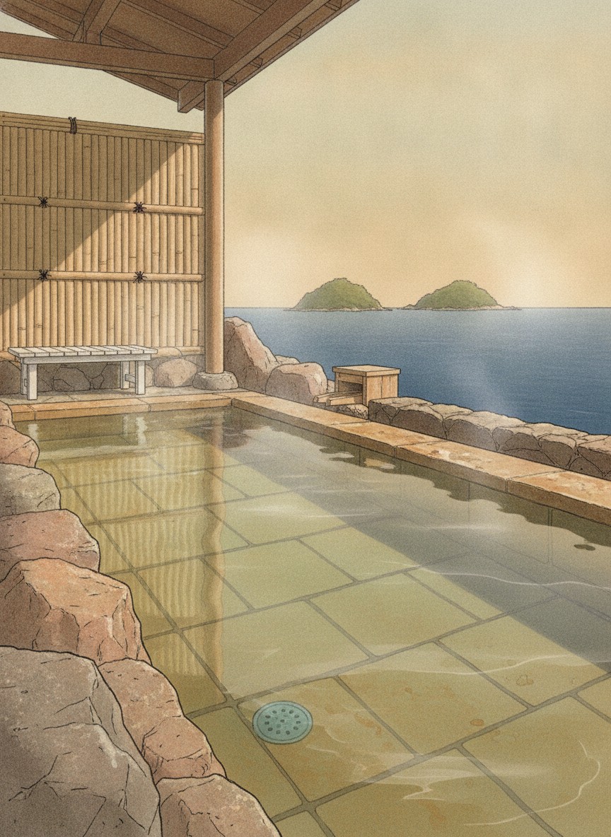 Illustration of Shodoshima International Hotel in Tonosho, three minutes on foot from Angel Road