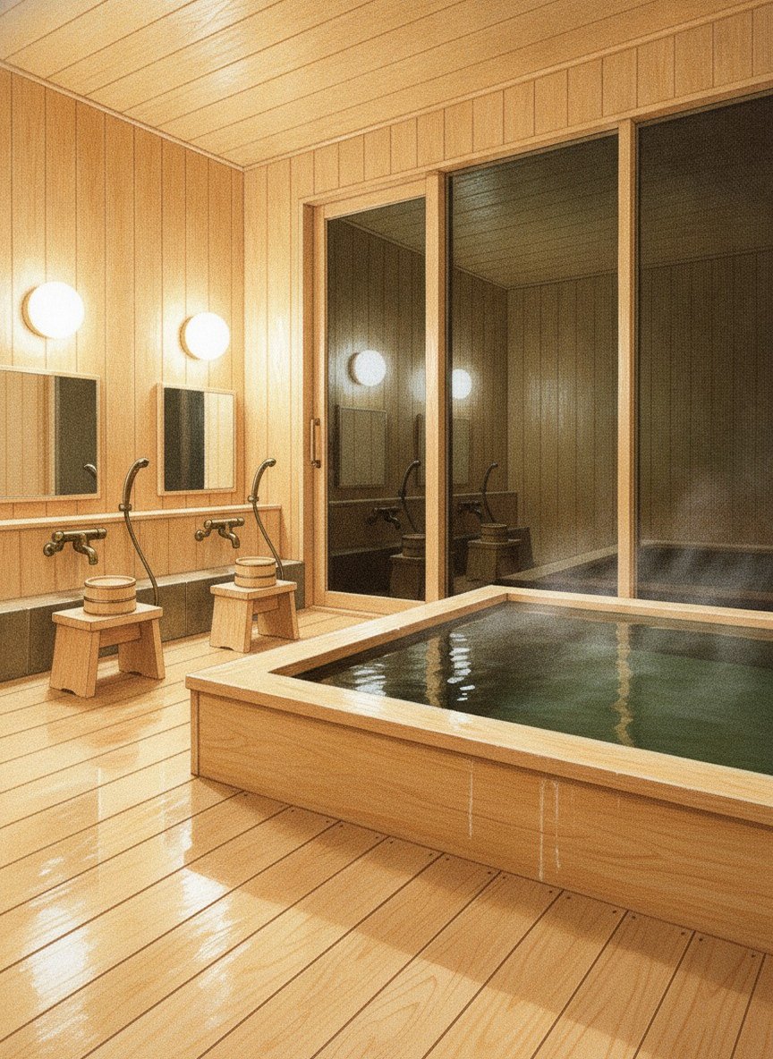 Illustration of Ryokan Tanabe in Aioi-cho, in the town center a minute from the Miyagawa morning market