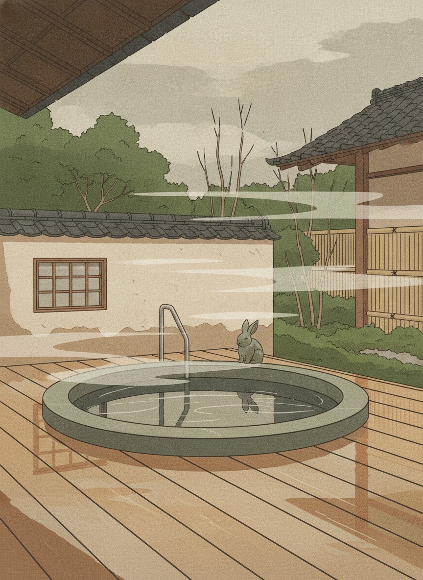 Illustration of Soan Cosmos in Kawakami, a few minutes&rsquo; walk from Kinrin Lake