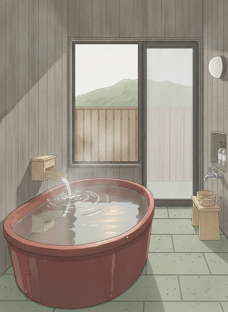 Illustration of Echigo no Oyado Inamoto in Yuzawa, two minutes from the station&rsquo;s west exit