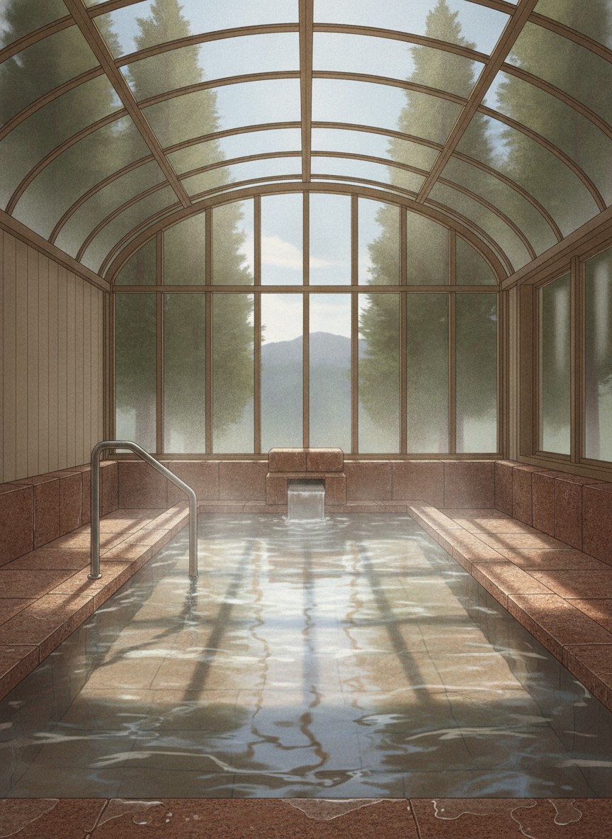 Illustration of Yutorelo Echigo-Yuzawa in Tsuchitaru, north of the station toward Iwappara