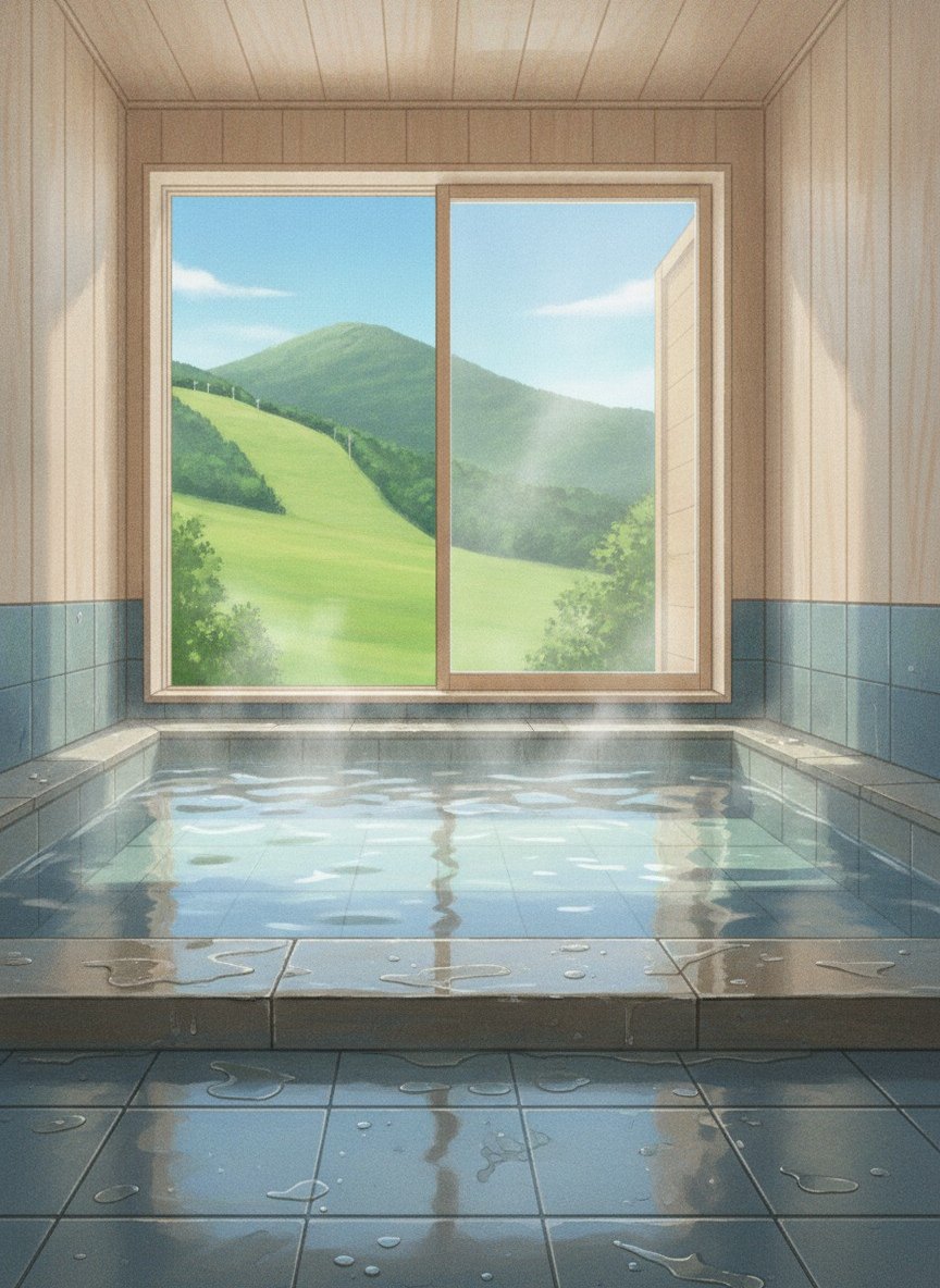 Illustration of Petit Resort Hotel Der Barte in Zao Onsen, on the Uwanodai slope